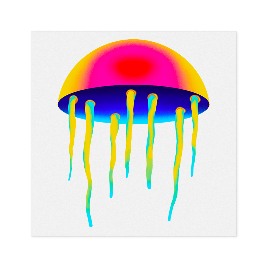 Multicolored Jellyfish