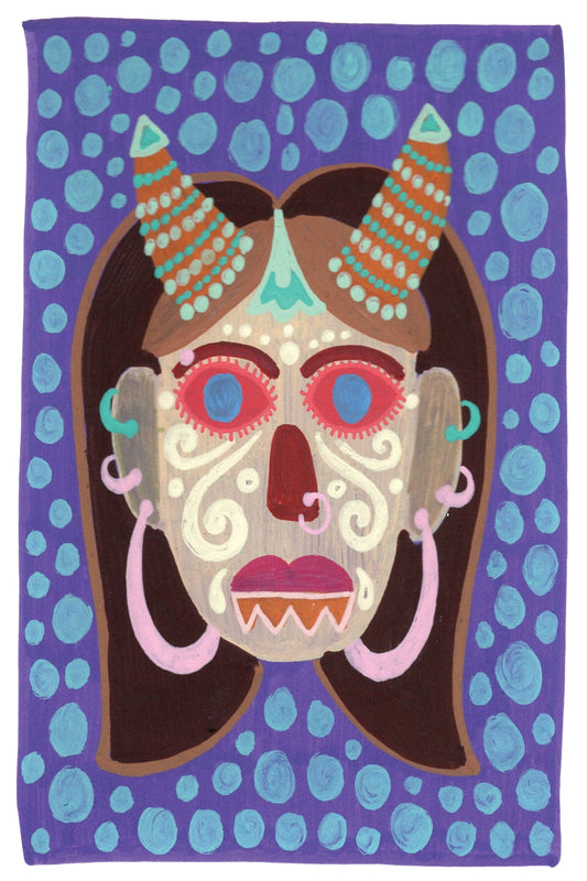 Protective Eyes - Drishti Bommai Postcard
