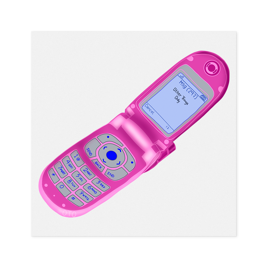 Pink Flip Phone